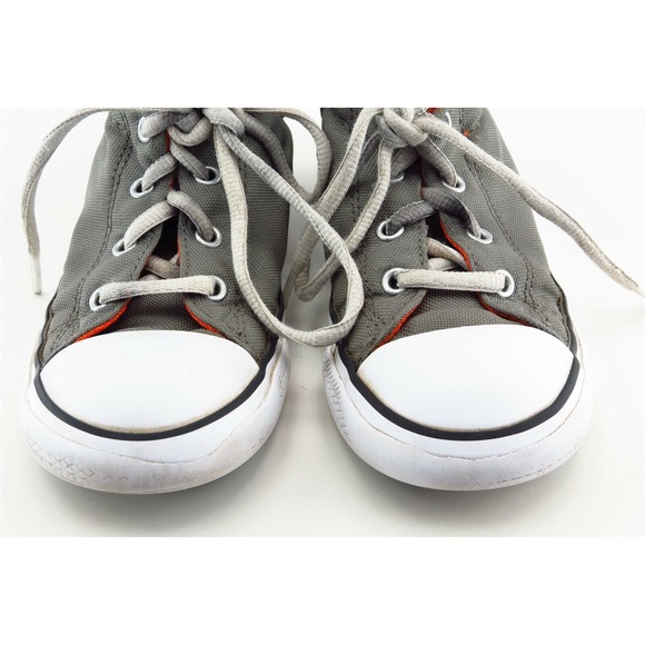 Converse All Star Toddler Sz 10 Medium Gray High-Top Fabric Unisex - Picture 2 of 6